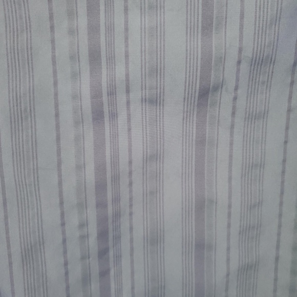 HILTON HOLLIS BLUE STRIPED LS ZIPPERED SHACKET/JACKET - SIZE 4 - Picture 7 of 8